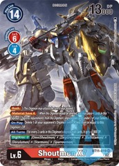 Shoutmon X7 - BT11-019 - SR - Alternate Art - Foil